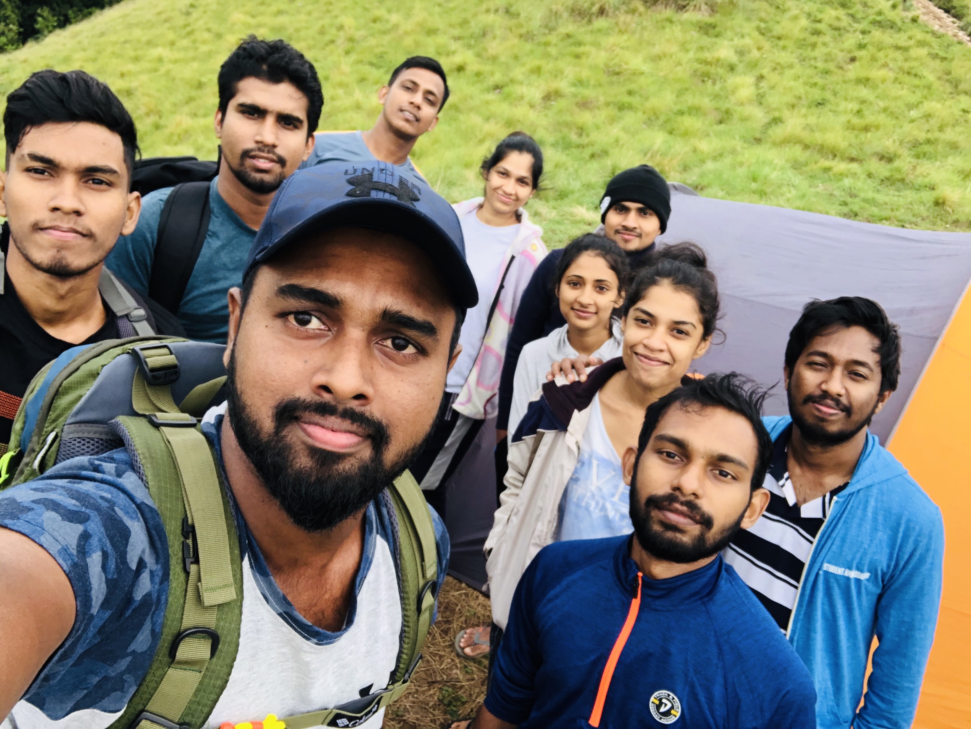 Friends taking a selfie